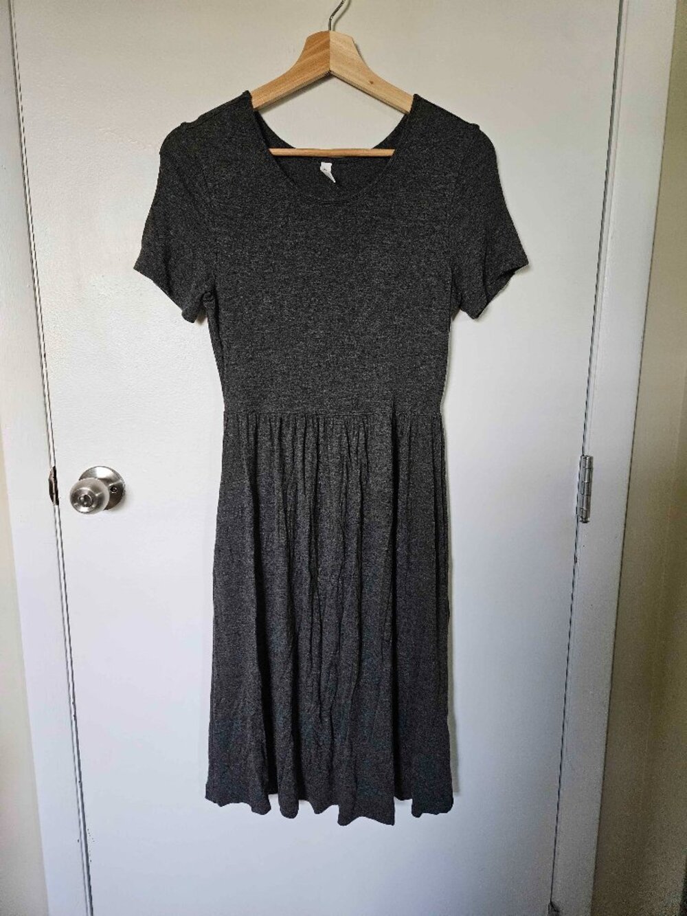 DB Moon Dark Gray Dress w/ Pockets, Size Small